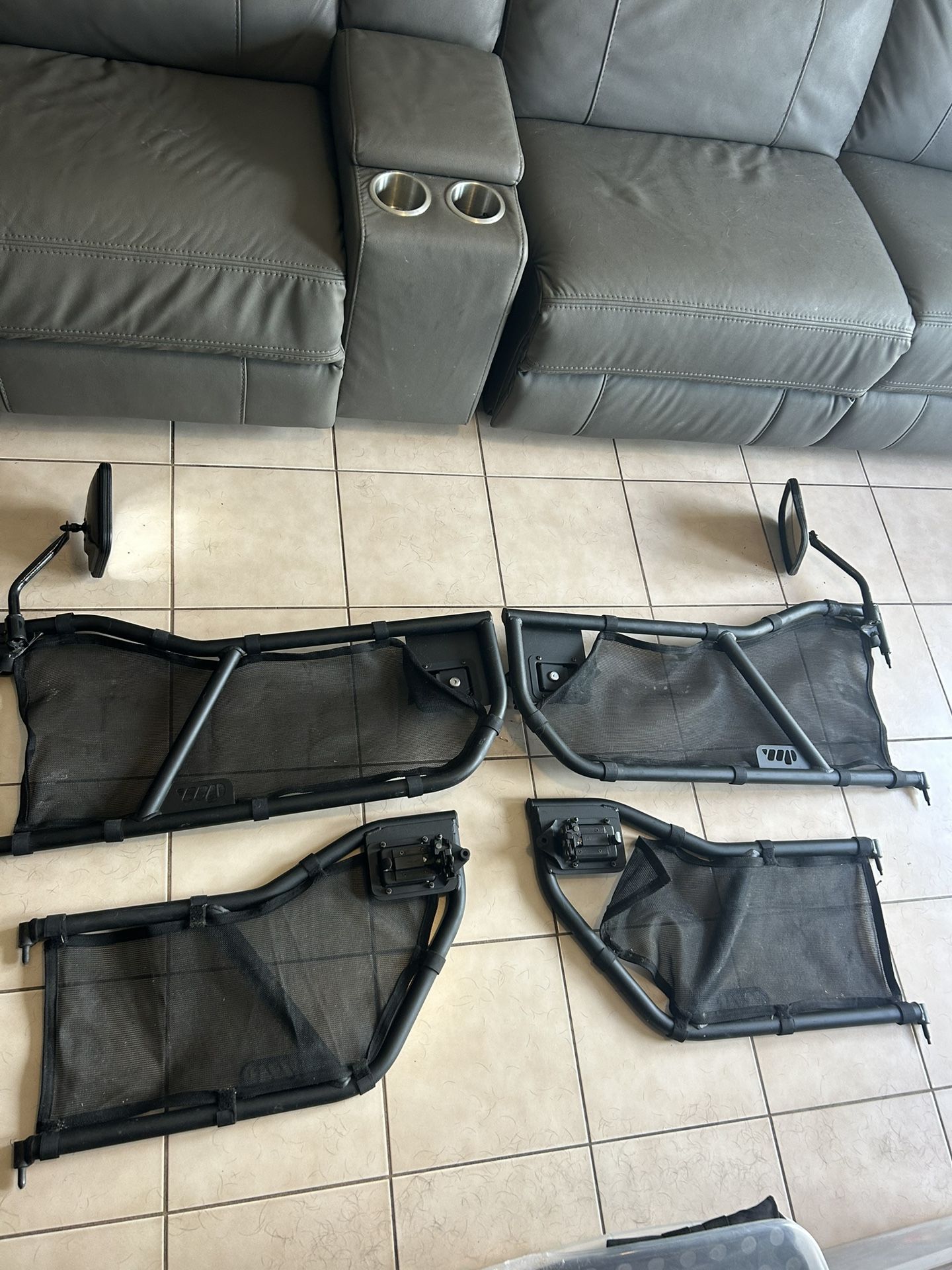 Tubular Doors For Jeep Jk Including Keys And Door Dolly