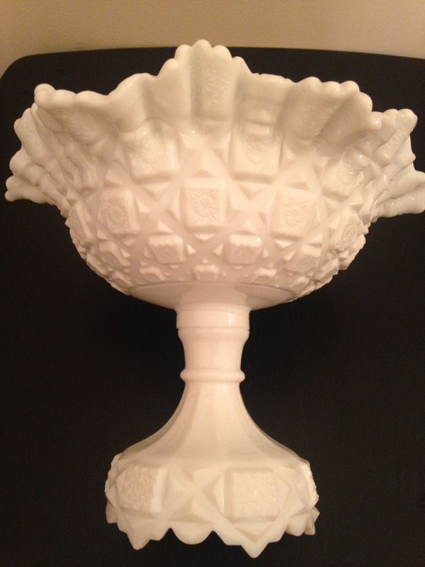 Vintage Westmoreland Milk Glass Compote