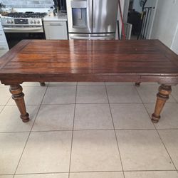 Hard Wood Dining Room Table (Extendable)