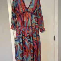 Colorful Patterned Dress