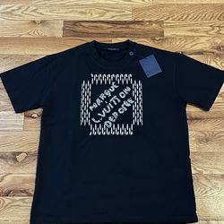 LV Shirt Black Silver Men’s Size Large Brand New