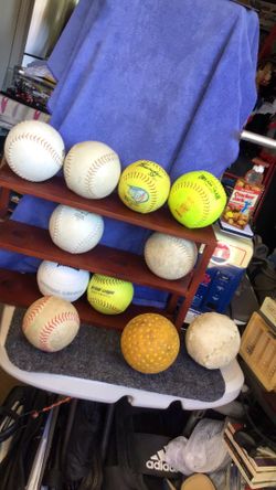 Used softballs 🥎