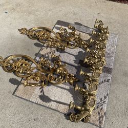Vintage Beautiful Sconces Set 