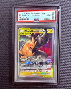 PSA 10 Pikachu & Zekrom Tag Team (read description)