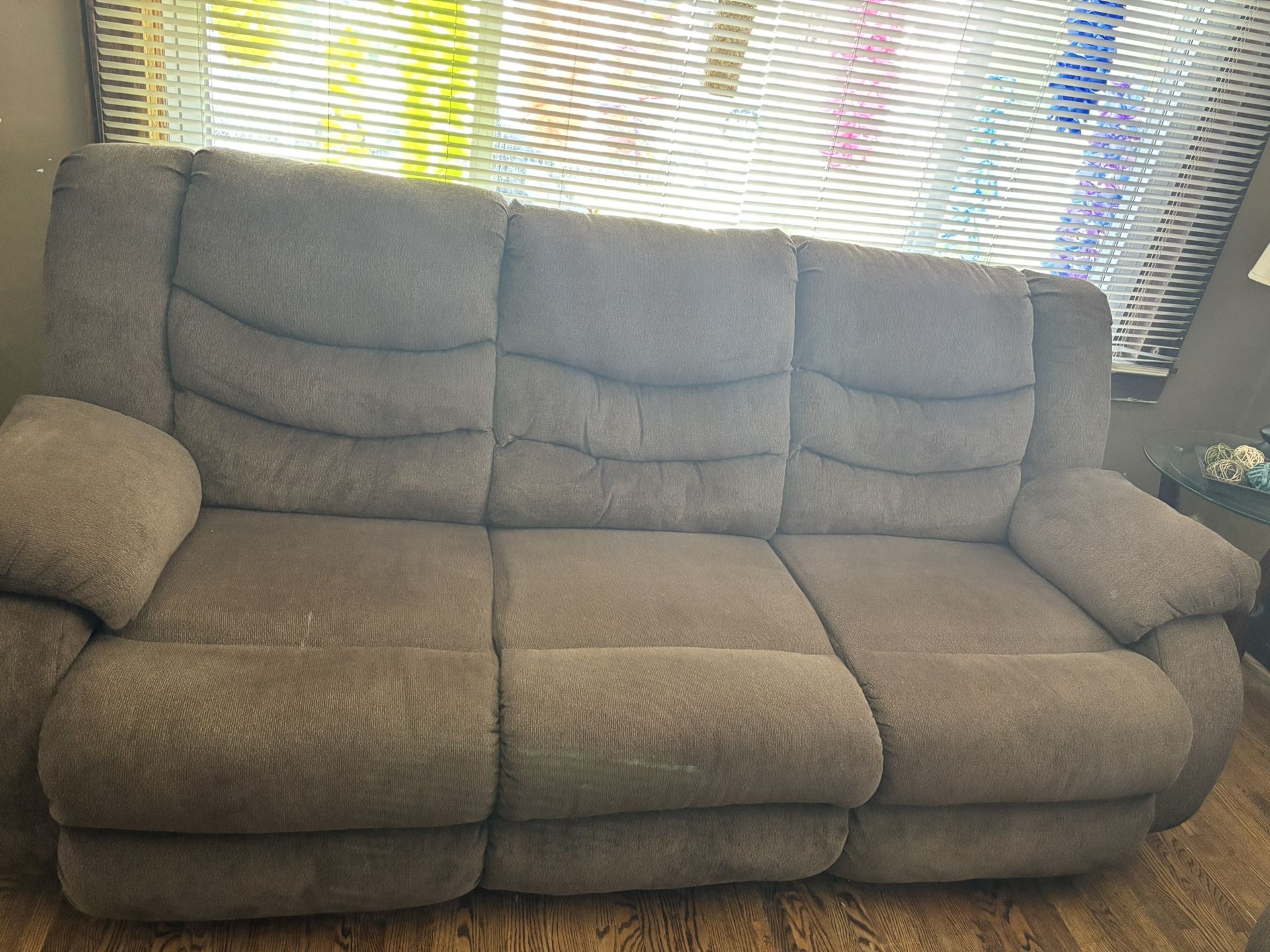 Couch, Table And Lamps