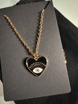 Heart Eye Necklace 