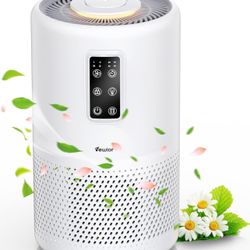 Air Purifiers for Home Large Room up to 1400ft², VEWIOR H13 True HEPA Air Purifier for Bedroom with night light, Fragrance Sponge, Sleep Mode, Timer, 