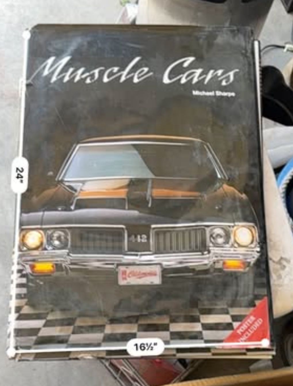 GIANT “Muscle Cars” Book – 24” X 16.5” Gearhead! 🏁🔥