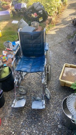 Wheel chair price 49$. Pick up. Only at. 72. and Grandview. E. Tacoma