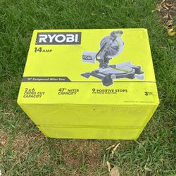 Ryobi 10" Compound Miter Saw With LED 14amp