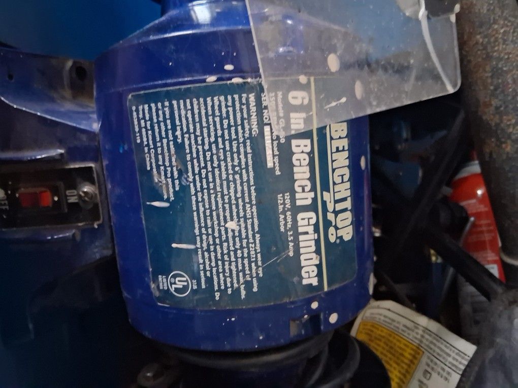 6 In Bench Grinder BENCHTOP