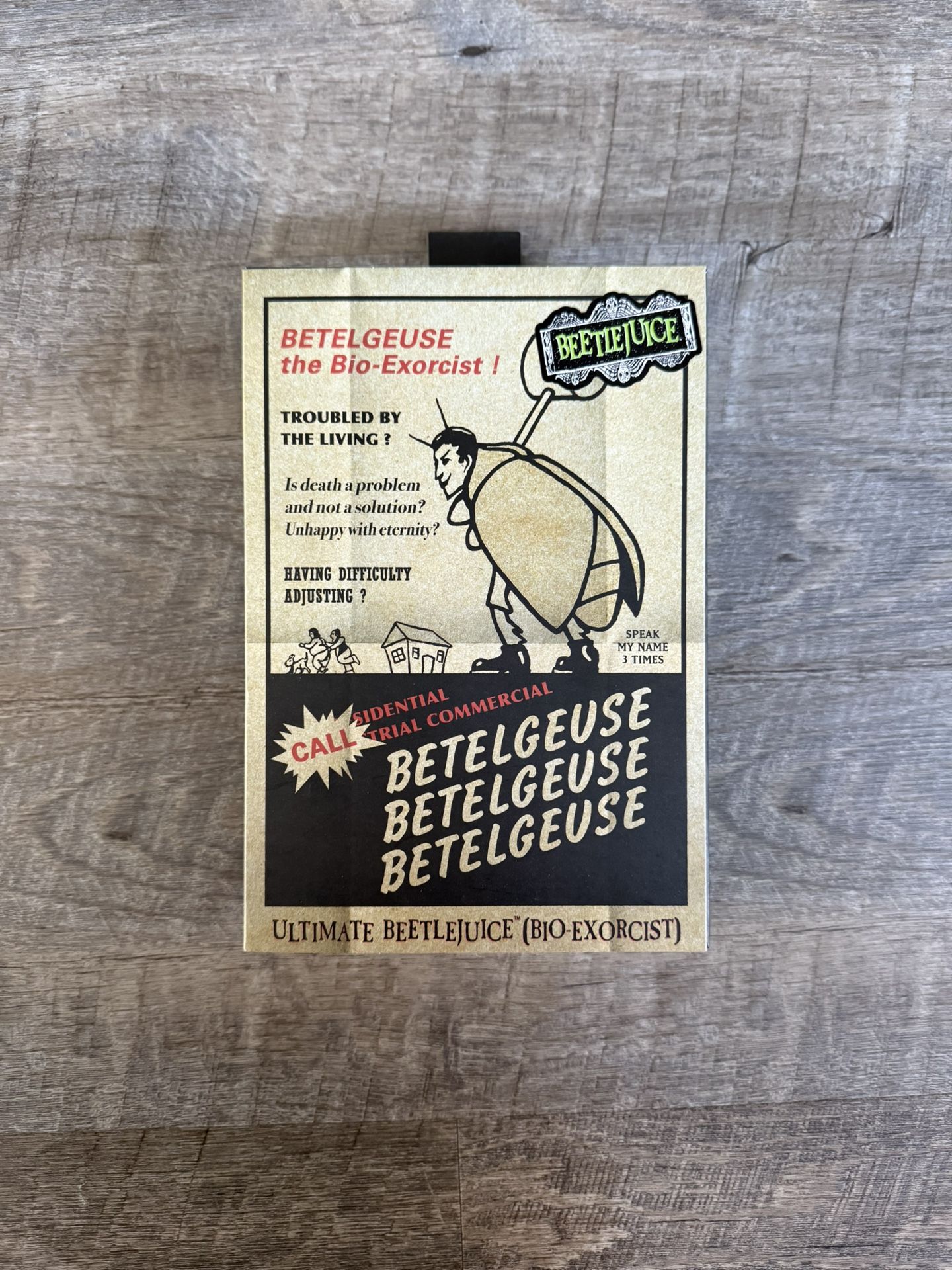 In Hand, Brand New, Never Opened NECA Beetlejuice - Ultimate Beetlejuice Bio-Exorcist - 7" Inch Action Figure