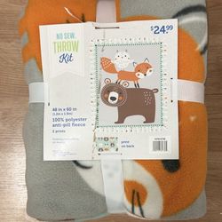 Kids No Sew Throw Kit