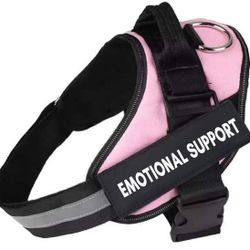Emotional Support Dog Harness Light Pink Vest