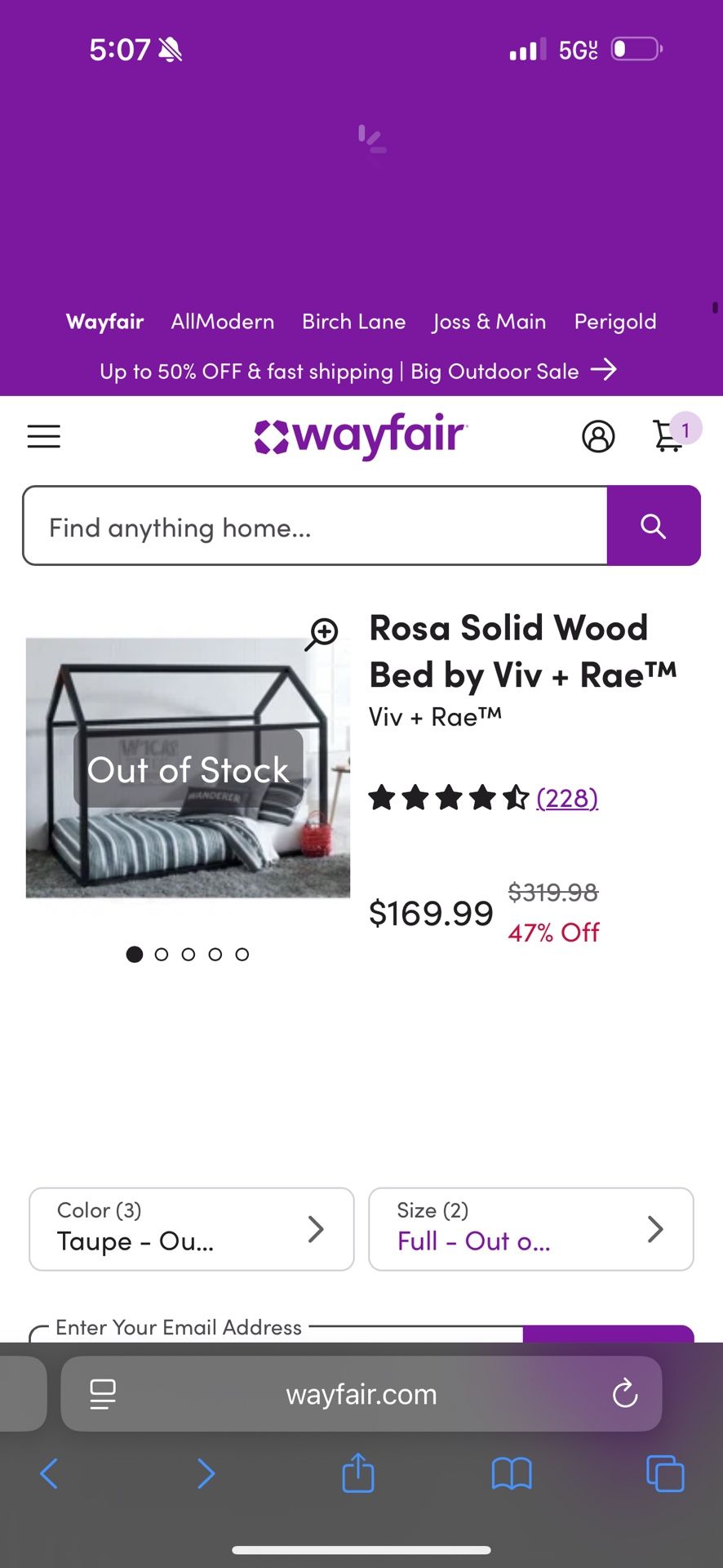 Full Size Bed Frame