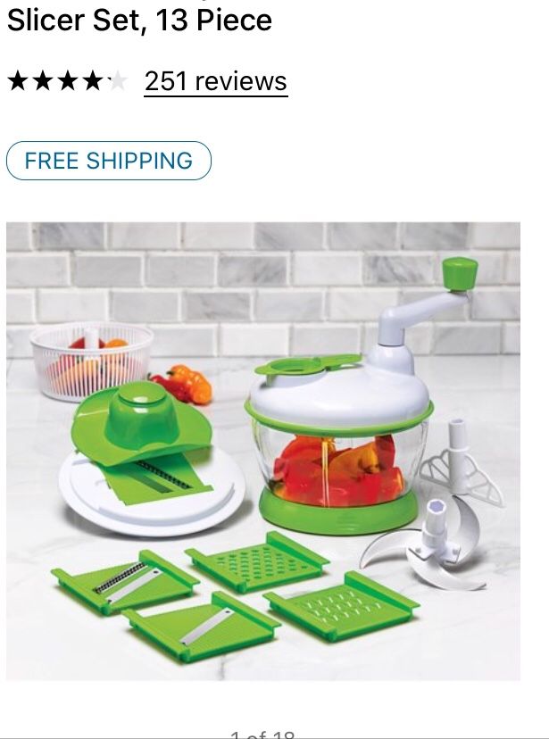 Vegetable slicer 13 piece set