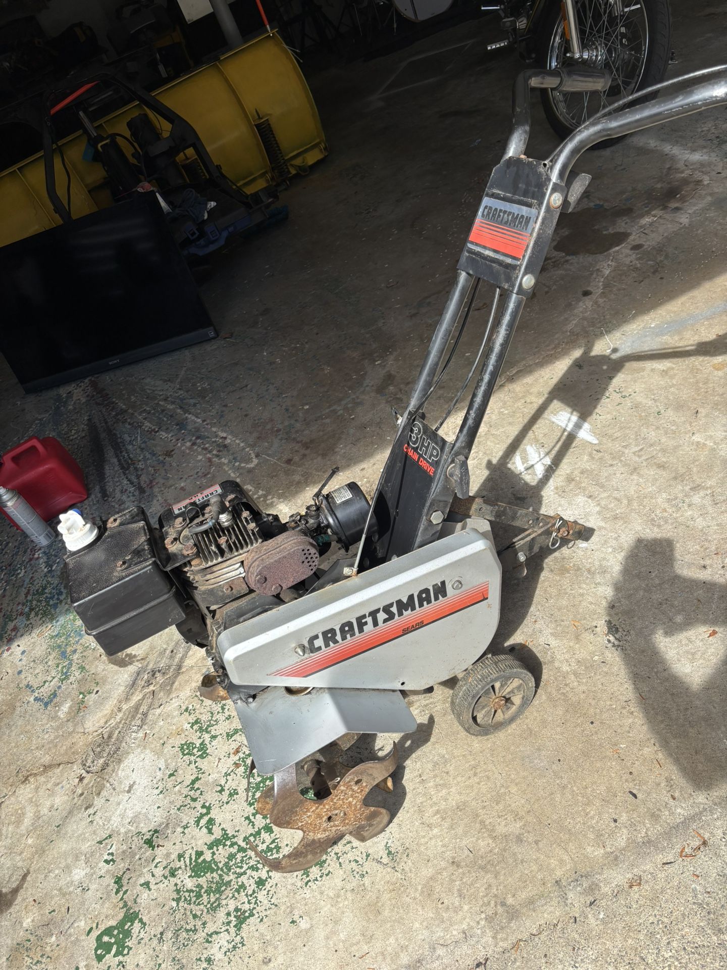Craftsman tiller