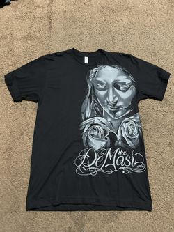 black Tee Custom Print