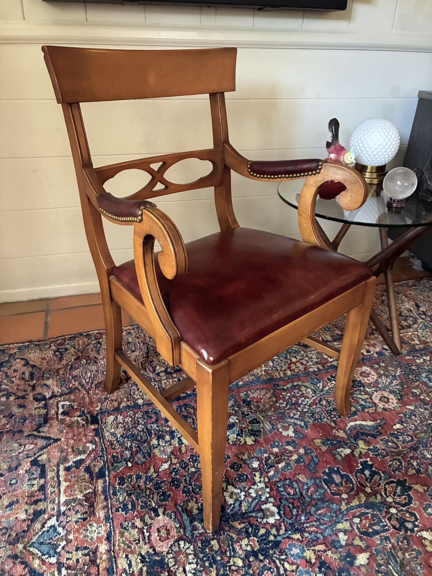 ‘Biedermeier Style’ Arm Desk Chair