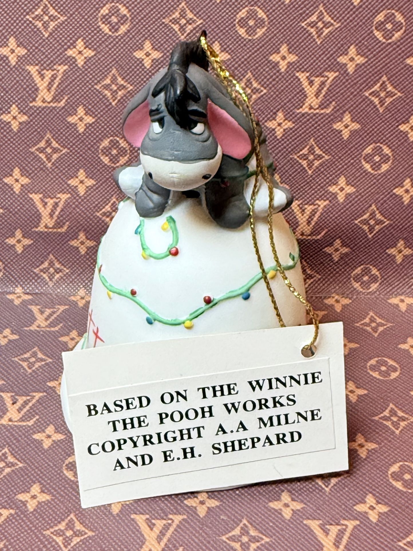 Disney Eeyore Merry Christmas Bell