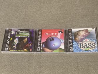 (3) Sealed PS1 Games