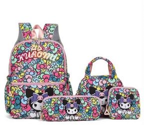 KUROMI Backpack 4 piece set