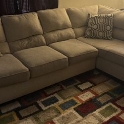Tan sectional Sofa 