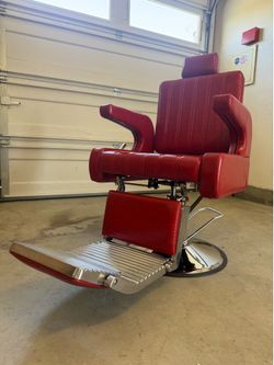 Heavy Duty Reclining Barber Chair . Chair for Hair Stylist,