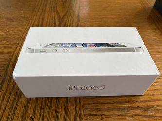 BOX ONLY for iPhone 5 White 16 GB - $7