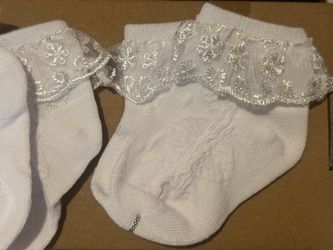 Baby Socks White lace