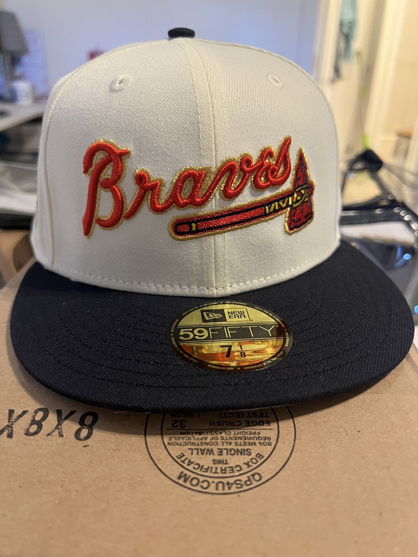 Atlanta Braves New Era 59FIFTY HAT CLUB 2021 Word Series Fitted Hat Size 7 1/8