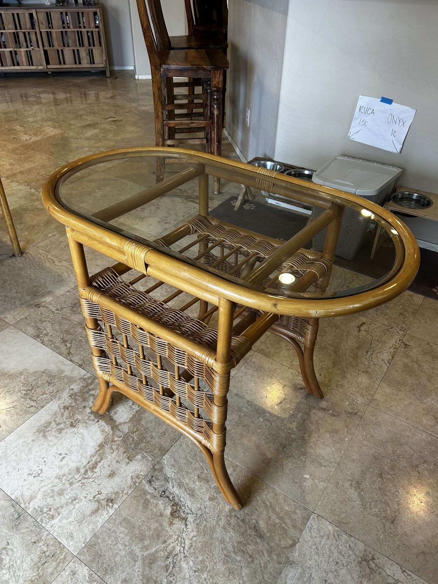 Bamboo Bar/Bistro Table