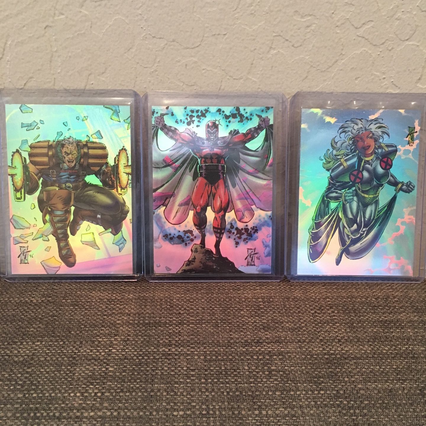marvel holographic cards Anyone know these are, and how much they're worth : r/marvelcomics