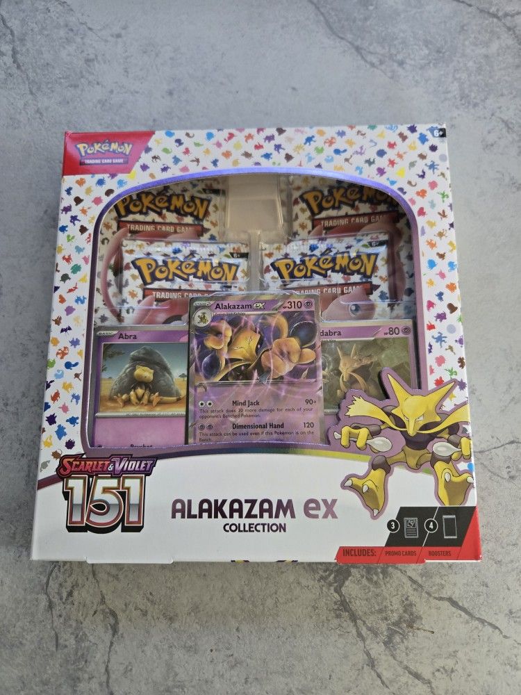 Pokemon 151 Alakazam EX Box