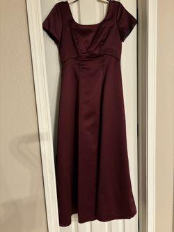 Burgundy Dress- Size 8 Petite