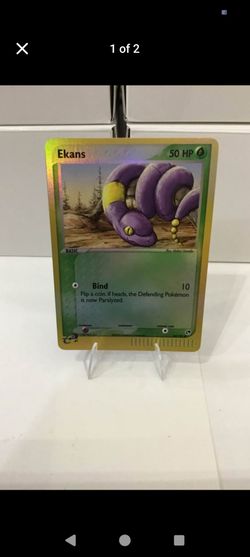 Ekans Pokemon Sandstorm Reverse holo