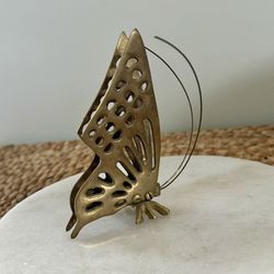 Vintage Brass Butterfly 