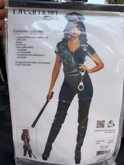 Dreamgirl Police Officer Halloween Costume Small