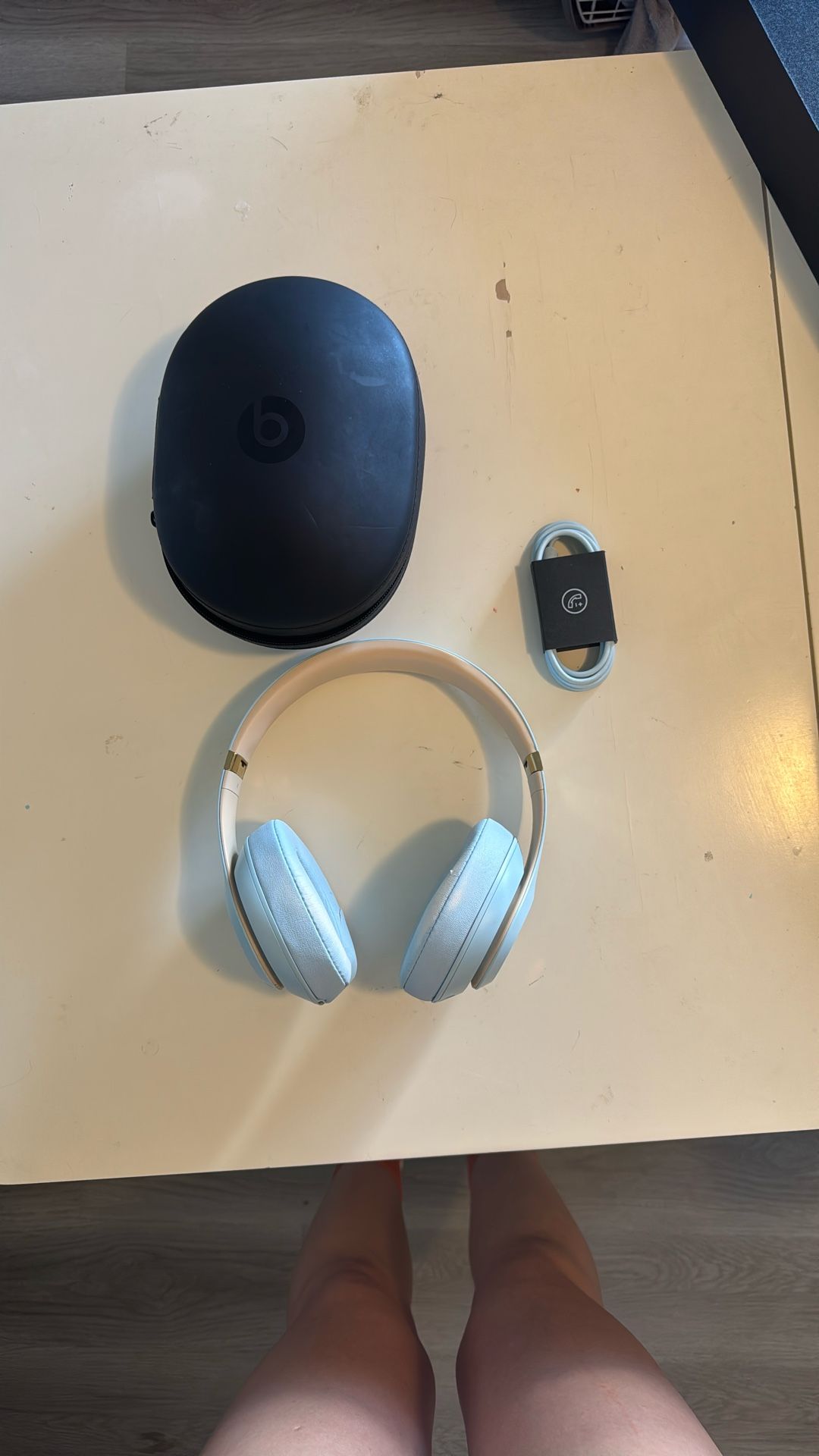 Beats Studio 3 Light Blue And Gold
