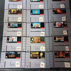 Nintendo SNES Games