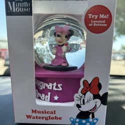 Mickey N Minnie Graduation Music Box