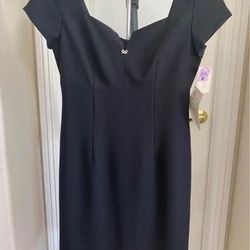 NWT New Blushe By Spiegel Black Polyester Dress Size 8