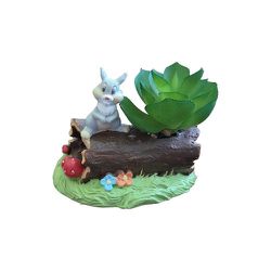 Disney Bambi Thumper Planter Faux Succulent 