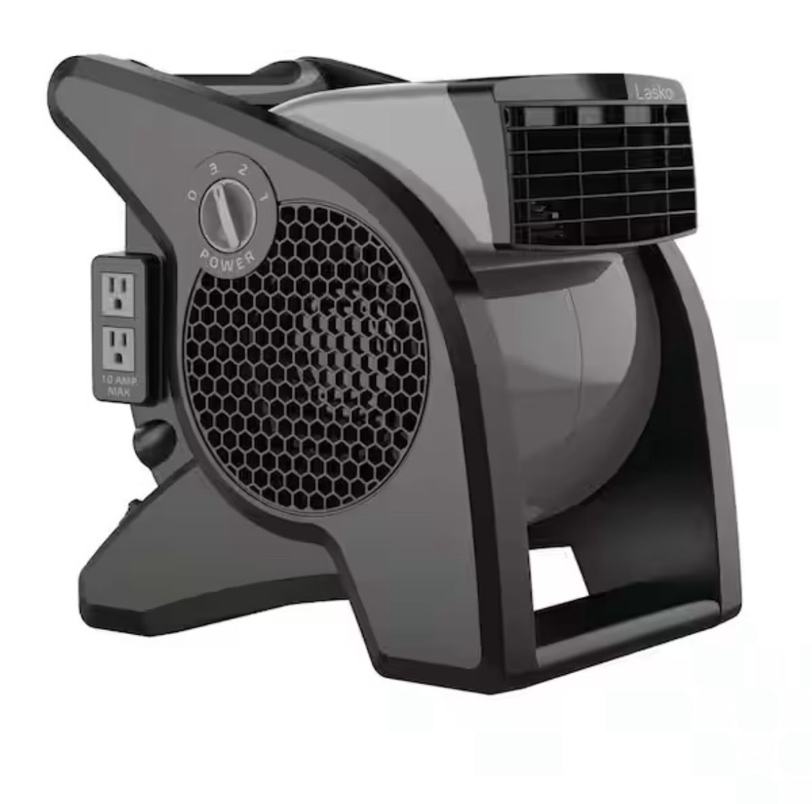 Pivoting 11.2 in. 3 Speed High Velocity Blower Fan for Home, Job Site in Gray, 375 CFM, 2 120V Outlets, Circuit Breaker,New Products : American Fashion Style Bags On Sale