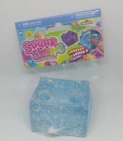 ORB Sugar Swaps Blue Glitter Building Block Squeeze Toy