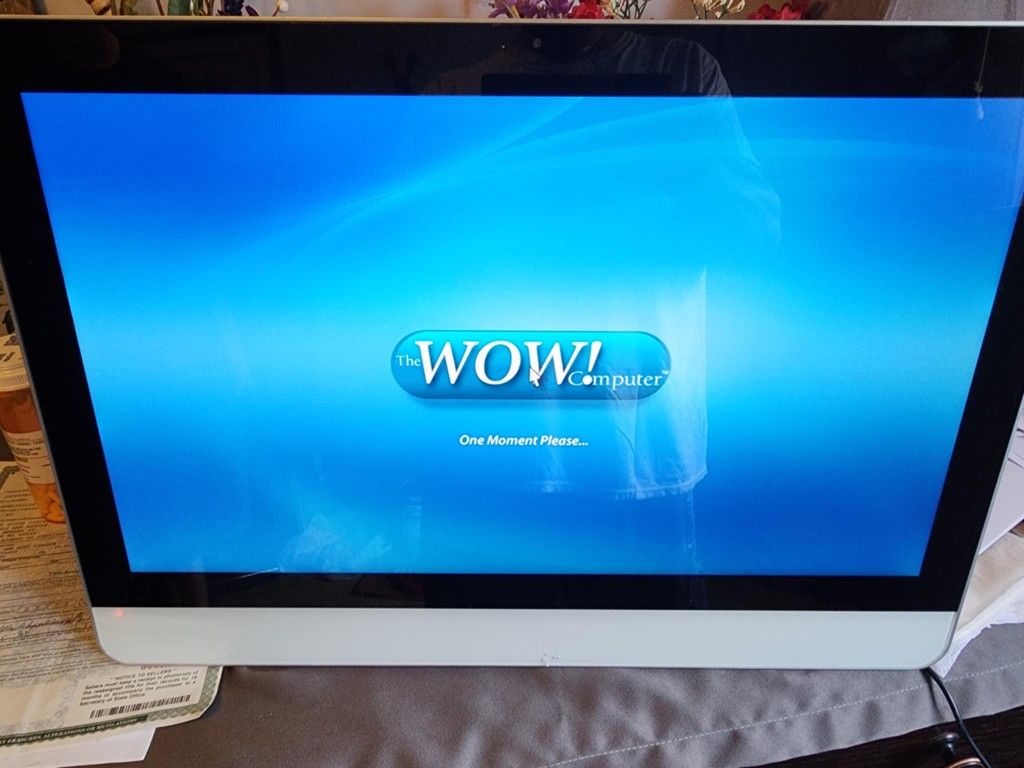 Wow touch screen computer senior friendly 