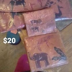Elephant wallet 3 pieces PICK UP ONLY