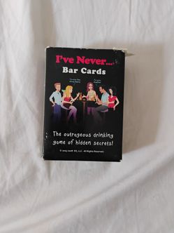 I've Never... Bar Cards Drinking Game