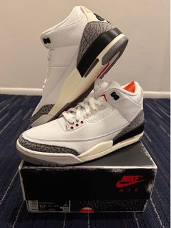 Jordan Retro 3 White Cement Reimagined Size 10.5