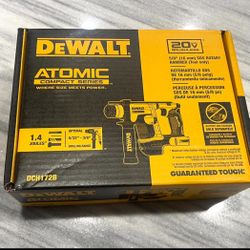 Brand New Dewalt DCH172B Cordless 20 Volt Atomic 5/8 SDS Rotary Hammer Tool Only New in Box